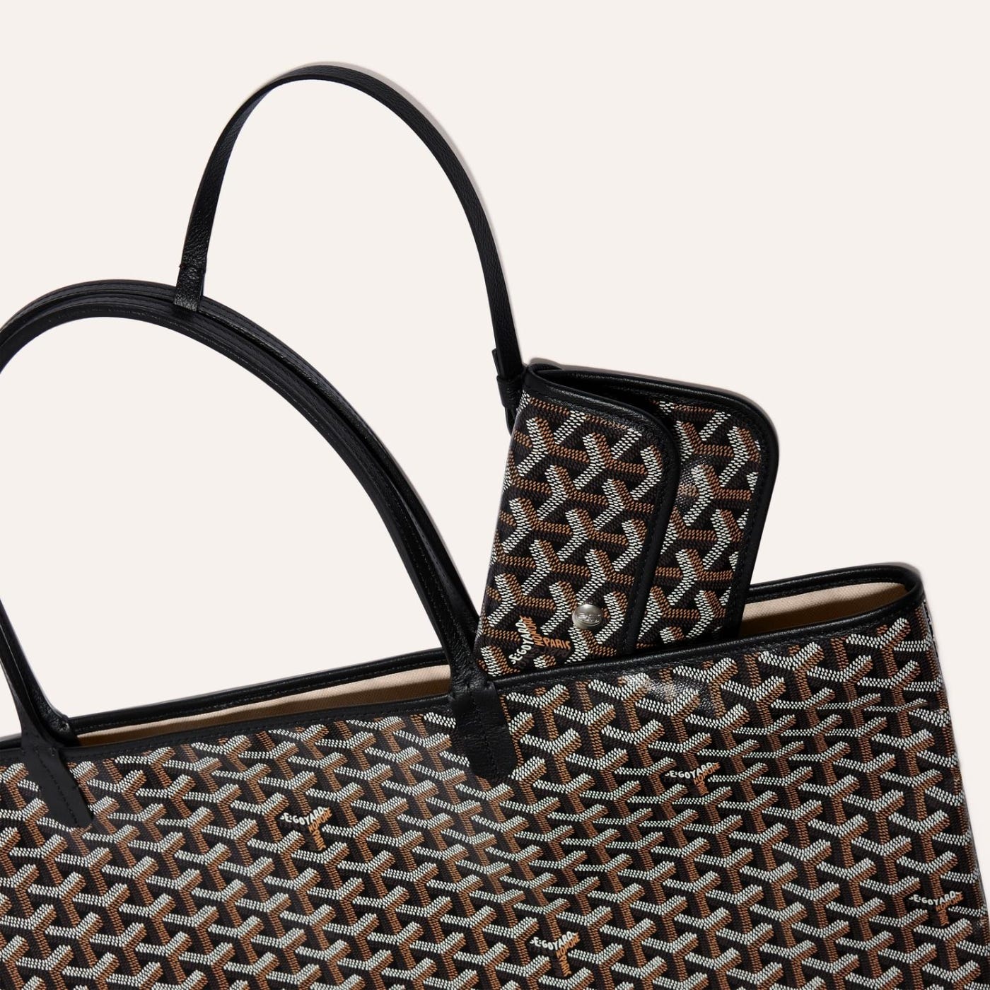 Goyard Saint Louis GM Tote Bag Black - Image 4